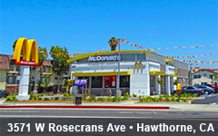 New McDonald's in Hawthorne, CA